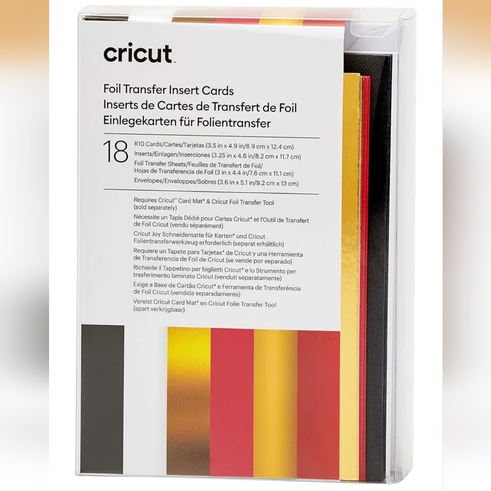 Cricut Foil Transfer Insert Cards, Royal Flush - R10 (18 ct)